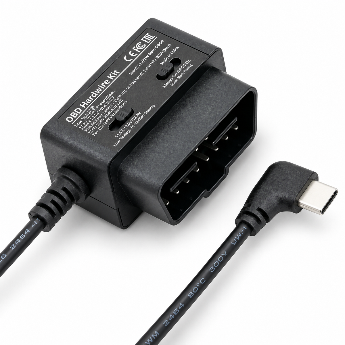 Botslab OBD Akıllı Park Kiti Araç Kamerası Güç Kablosu