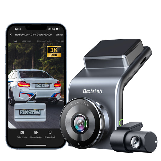 Botslab G300H Pro 3K Ön+Arka Araç Kamerası